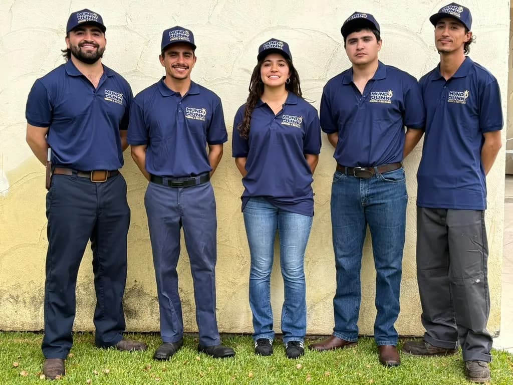 The Mundo Junk Removal & Recycling crew